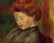 皮埃尔 奥古斯特 雷诺阿 : Head of a Woman